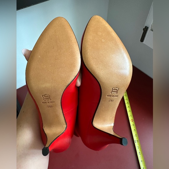 Size 7 1/2 Red Leather Boots! Never Worn! Perfect! - Picture 14 of 14